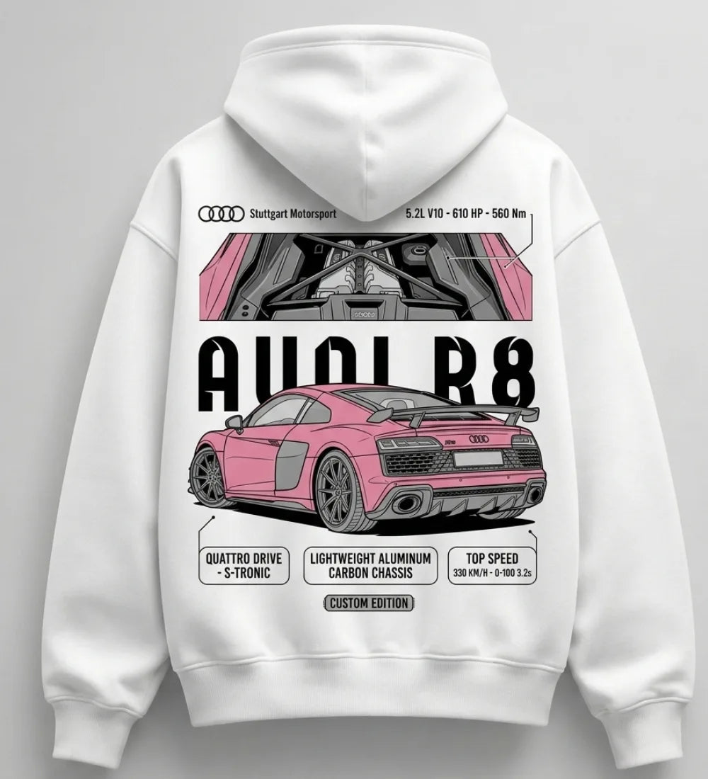Need Money for Porsche Audi classic pullover hoodie black color casual urban fashion