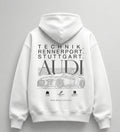 Need Money for Porsche Audi classic pullover hoodie side angle premium apparel fit