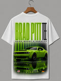 Need Money for Porsche Dodge inspired hustle streetwear T-shirt front view automotive graphic tee style