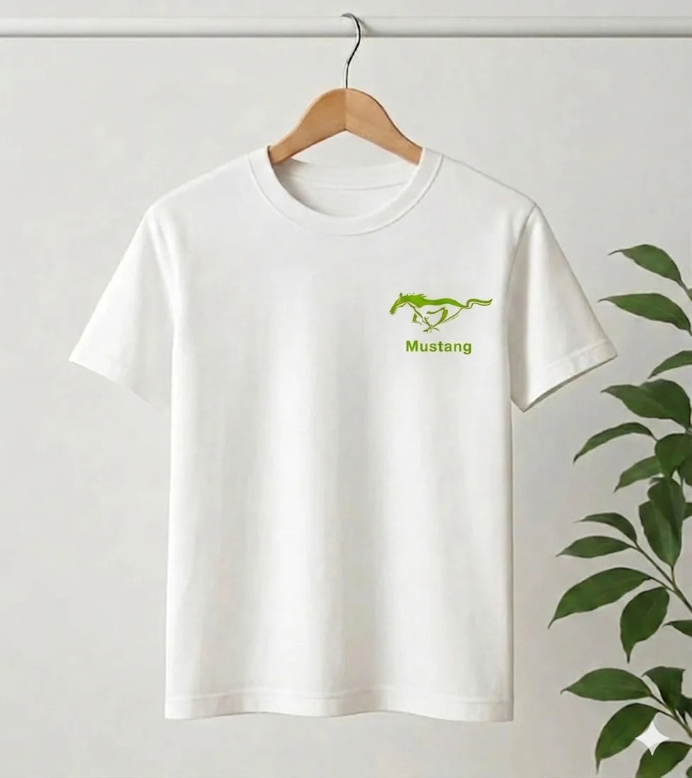 Need Money for Porsche Mustang inspired Brad Pitt streetwear T-shirt black color premium casual wear