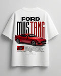 Fashion oversized shirt with Need Money for Mustang design