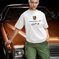 Need Money For Porsche Classic Black T-Shirt fabric texture