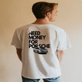 Warning Talks About Porsche premium graphic streetwear tee