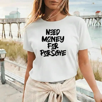 Porsche Is My Therapy funny luxury T-shirt
