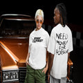 Need Money For Porsche Classic Logo T-Shirt fabric detail
