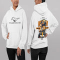Classic Porsche bold text print hoodie
