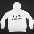 Porsche car enthusiast ambition logo hoodie