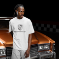 Need Money For Porsche Classic Minimal Oversized T-Shirt oversized fit detail