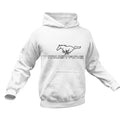 Need Money Porsche bold graphic text hoodie men