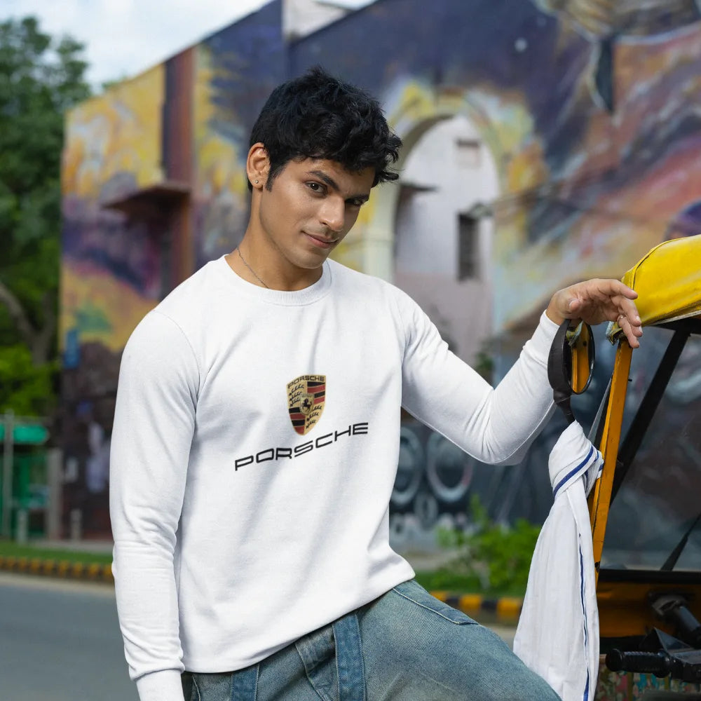 Unisex Classic Street Porsche Sweatshirt – Casual Streetwear Sweatshirt