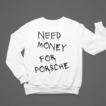 Earn It Drive Porsche luxury motivational sweatshirt