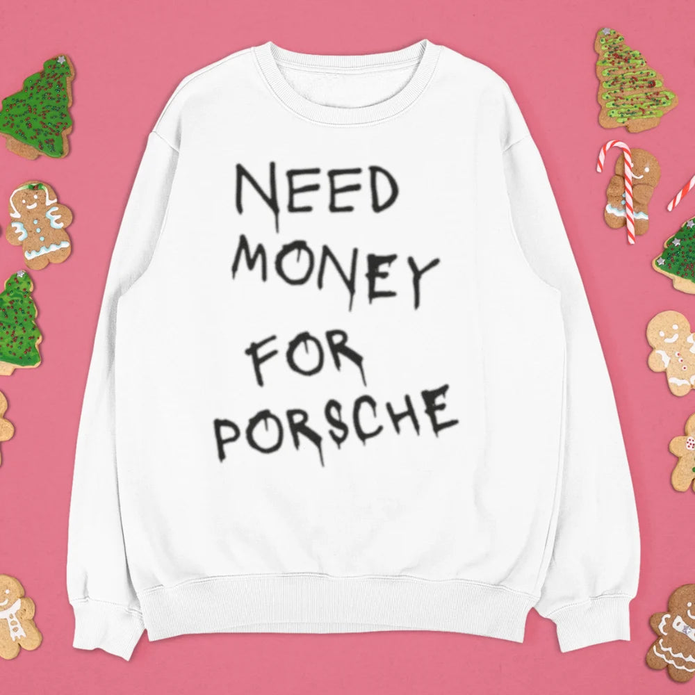 Hustle Hard Buy Porsche premium graphic streetwear sweatshirt