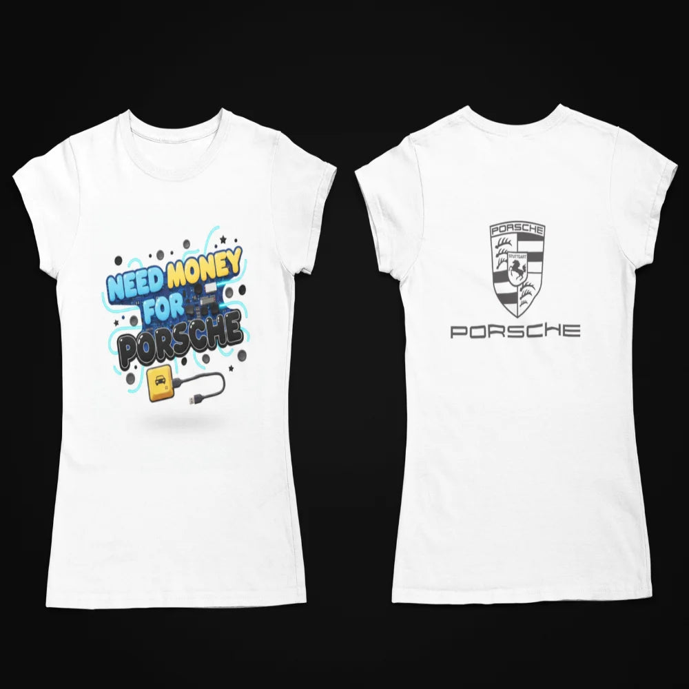 Need Money Porsche Classic Hustle Bradpitt premium tee