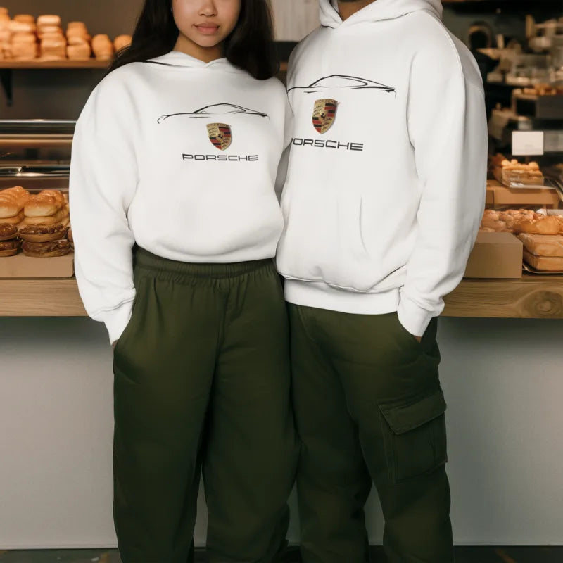 Funny Porsche quote premium hoodie