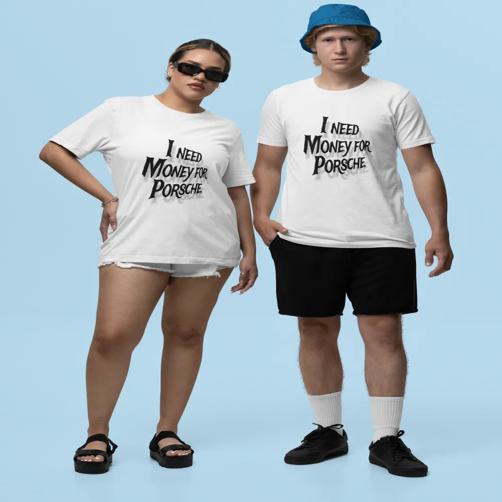 Work More Drive Porsche casual wear tee
