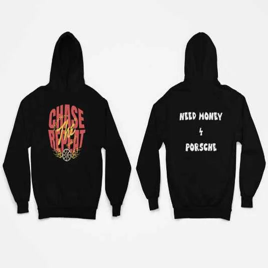Premium Need Money Ambition Text hoodie with comfortable fit kangaroo pocket and adjustable drawstring hood