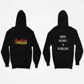 Premium Need Money cotton hoodie with soft fabric comfortable fit kangaroo pocket and adjustable hood