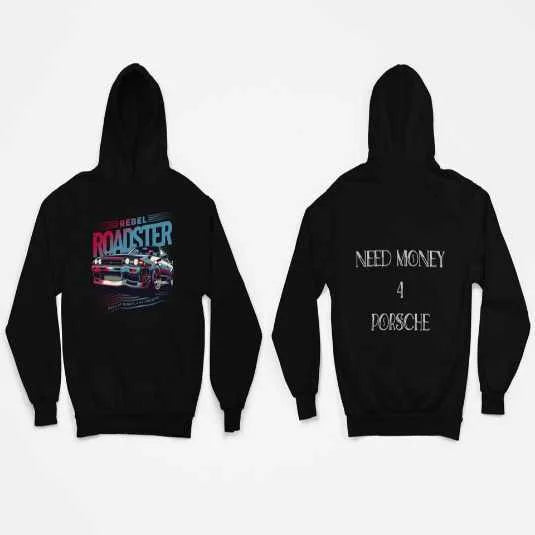 Premium Need Money Streetwear hoodie with comfortable fit kangaroo pocket and adjustable drawstring hood