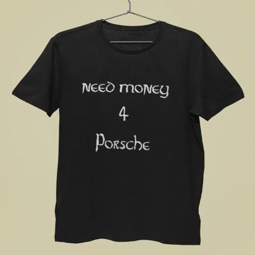 black Need Money Classic Essential T-Shirt modern street fashion