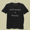 black Need Money Classic Front Logo T-Shirt modern street fashion