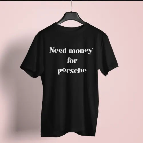 black Need Money Classic Mindset T-Shirt modern street fashion