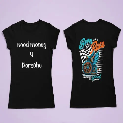 black Need Money Classic Signature T-Shirt modern street fashion