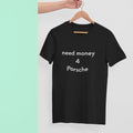 black Need Money Classic Success T-Shirt modern street fashion motivational design