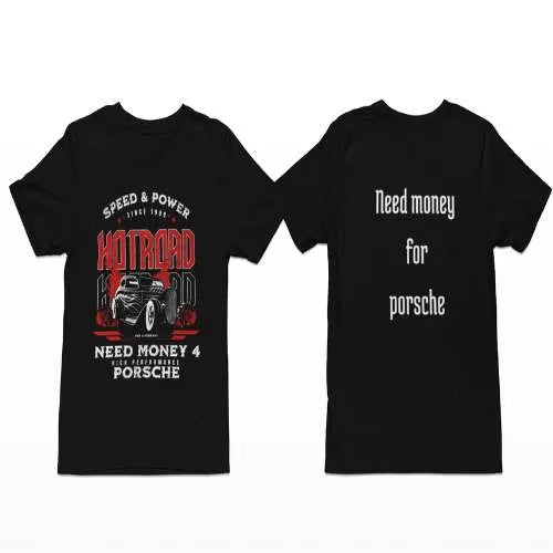 black Need Money Classic Ambition T-Shirt modern street fashion