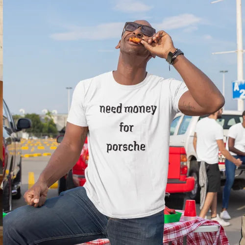 Need Money Street Icon statement shirt with clean front print