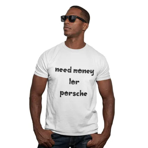 Need Money Classic Clean Logo minimalist streetwear graphic tee