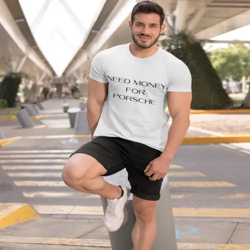 Bold typography Need Money motivational street tee