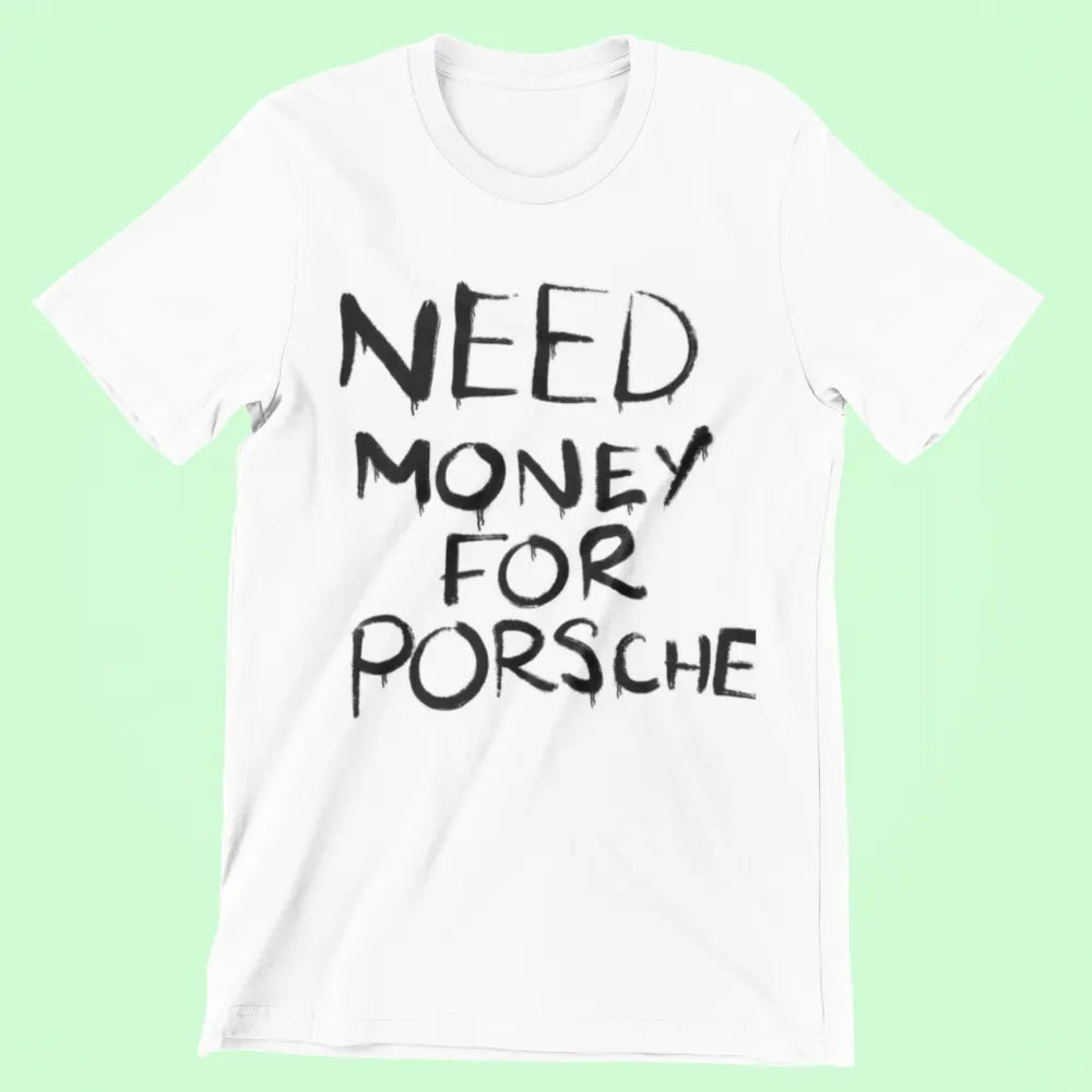 Grind Now Porsche Later premium graphic streetwear tee