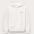 Tesla premium white oversized graphic hoodie