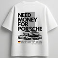 Trendy Need Money Icon Print Oversized T-Shirt Casual Urban Style