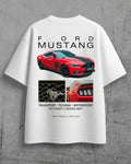 Streetwear graphic t-shirt for Mustang fans