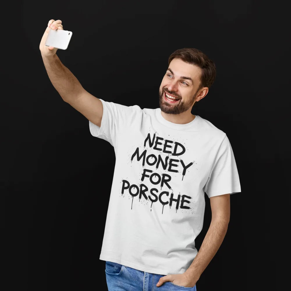 Porsche car enthusiast Midnight Bradpitt streetwear tee