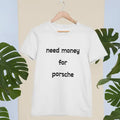 Premium cotton Need Money Bold Logo bold statement streetwear tee