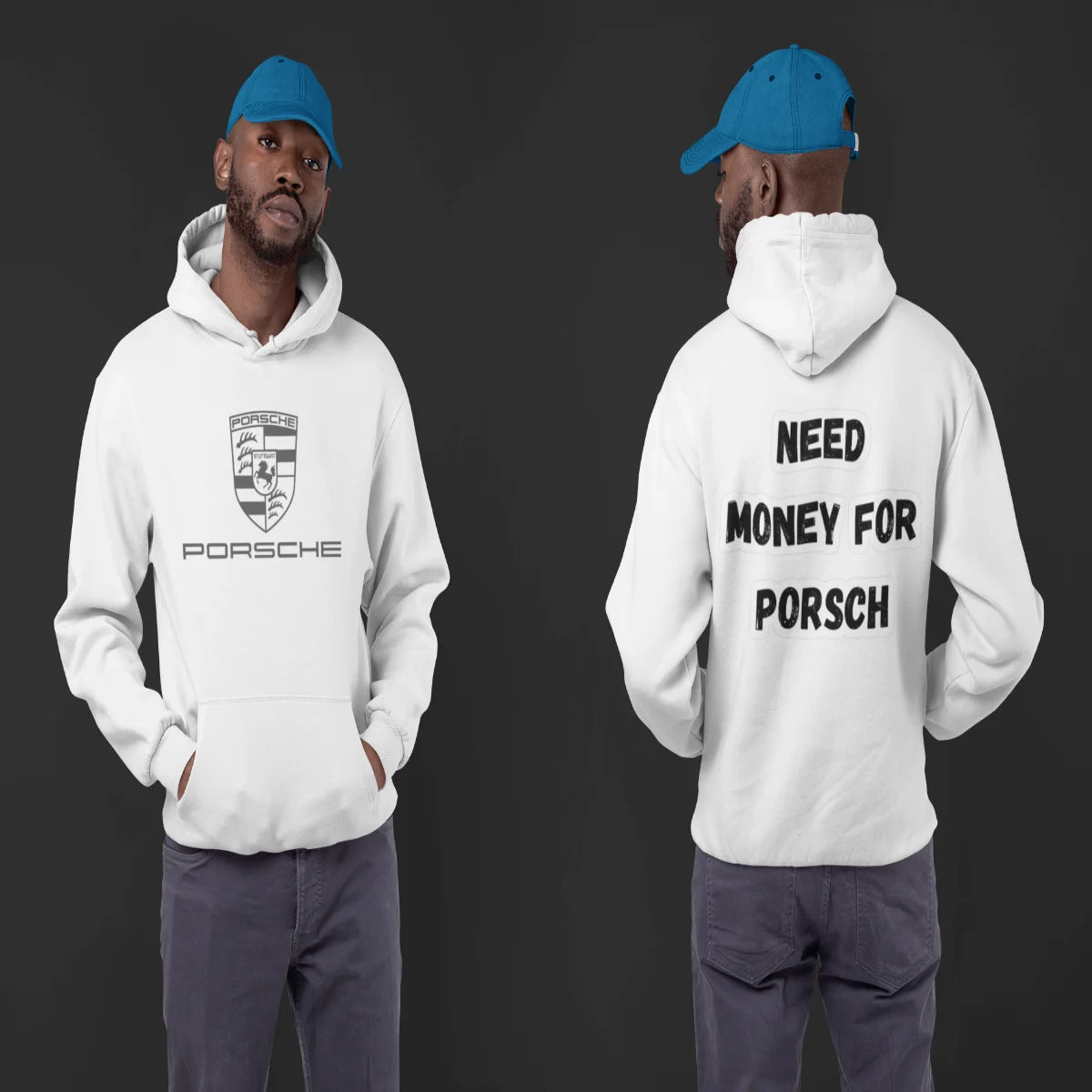 Need Money For Porsche Hoodie – Casual Classic Street Style