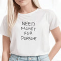Powered by Dreams and Porsche Porsche lover T-shirt