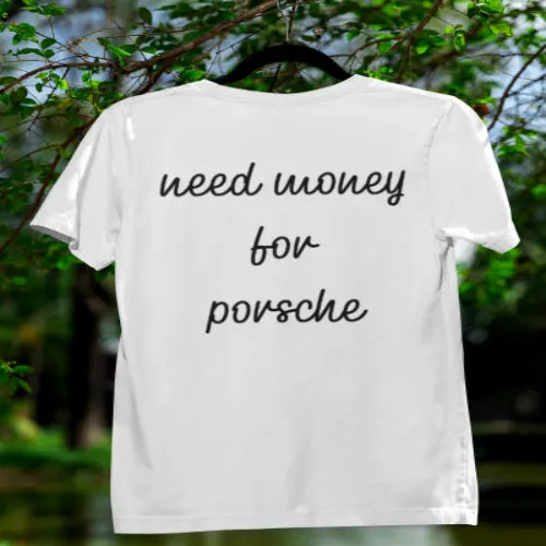 Sleek design Need Money Premium Black logo graphic t-shirt