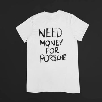 Need Money For Porsche Classic Bradpitt T-Shirt – Luxury Streetwear Essential