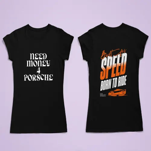 Premium Need Money Streetwear Pure T-Shirt Black