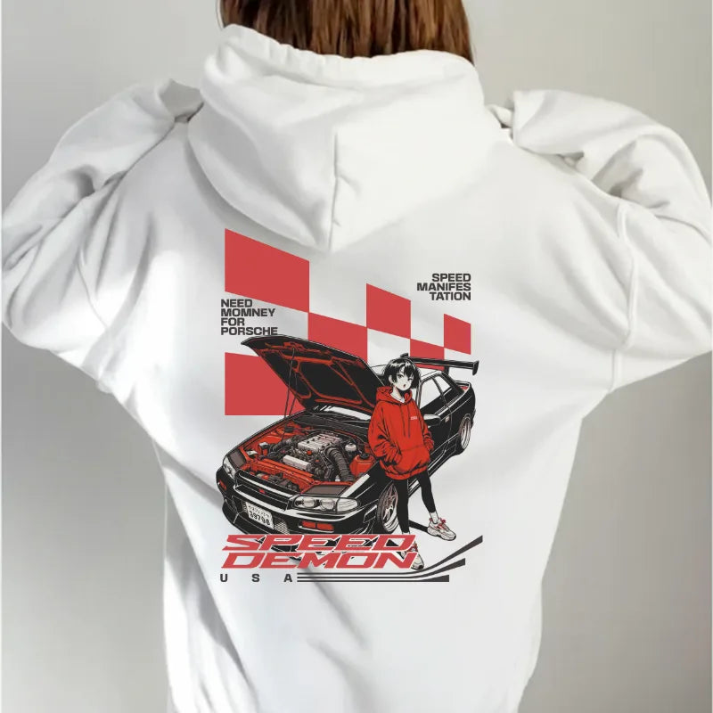 Earn It Drive Porsche luxury motivational hoodie