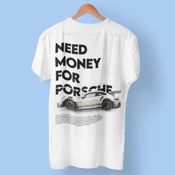 Work More Drive Porsche luxury motivational T-shirt