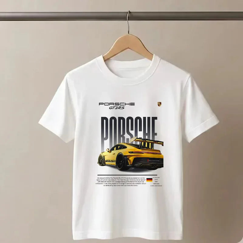Sorry I’m Late My Porsche funny luxury T-shirt