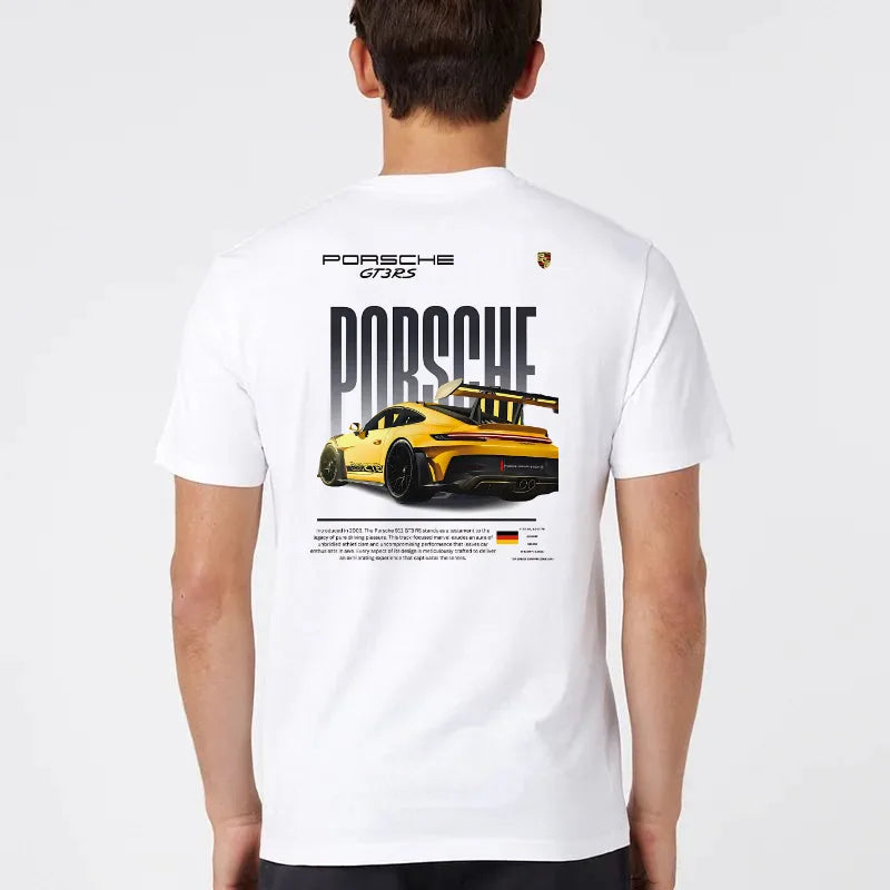 Sorry I’m Late My Porsche premium graphic streetwear tee