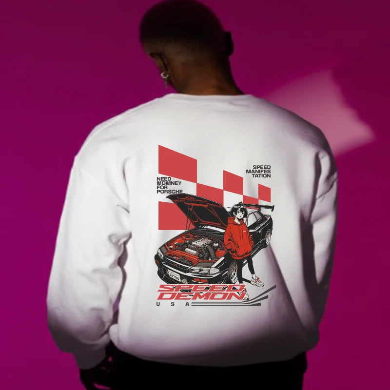 Motivational Porsche streetwear hoodie